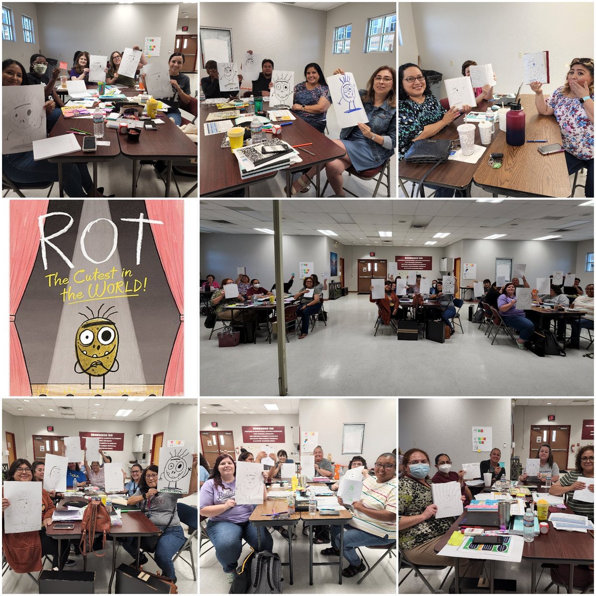 @EISDofSA teachers are The Cutest in the WORLD! Comprehension Day with #PDwithDrGG! Another great turnout! #EISDLiteracy @DrH_OnTheEdge @teri_silva @MarissaLiteracy
