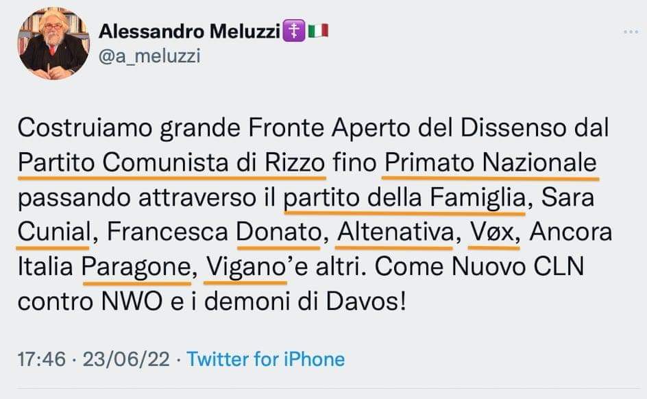Tiziana99296006's tweet photo. Come il peggiore incubo che periodicamente ritorna. Meno male che è solo un incubo e non si realizzerà mai ....

#nonpiúpsichiatra
#unicomembroeprimatediunafintachiesaortodossa
#TSOsubito
@neniambulance pensaci tu ! https://t.co/j0acaY3sQM