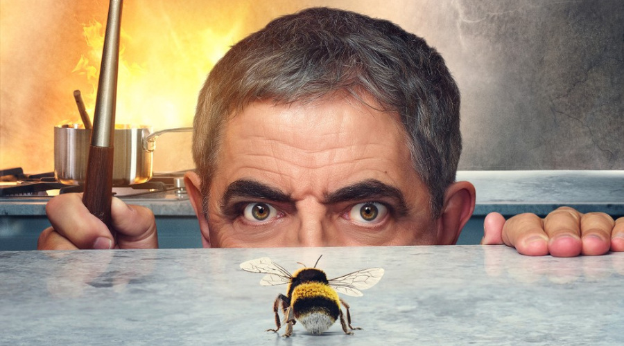 RTS_media's tweet photo. TV Pick: The king of slapstick, Rowan Atkinson, returns to do battle with a bee in Man Vs Bee, now available on @NetflixUK https://t.co/6H2YtJopnH https://t.co/CVxdst0GvH