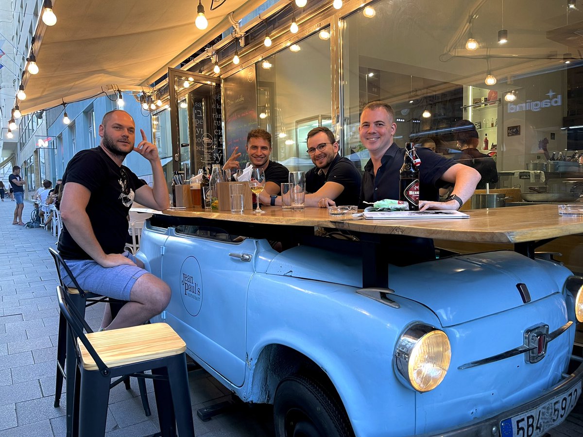 sprint_in's tweet photo. Team drinks in Brno 🍻 https://t.co/VgGli30RZL