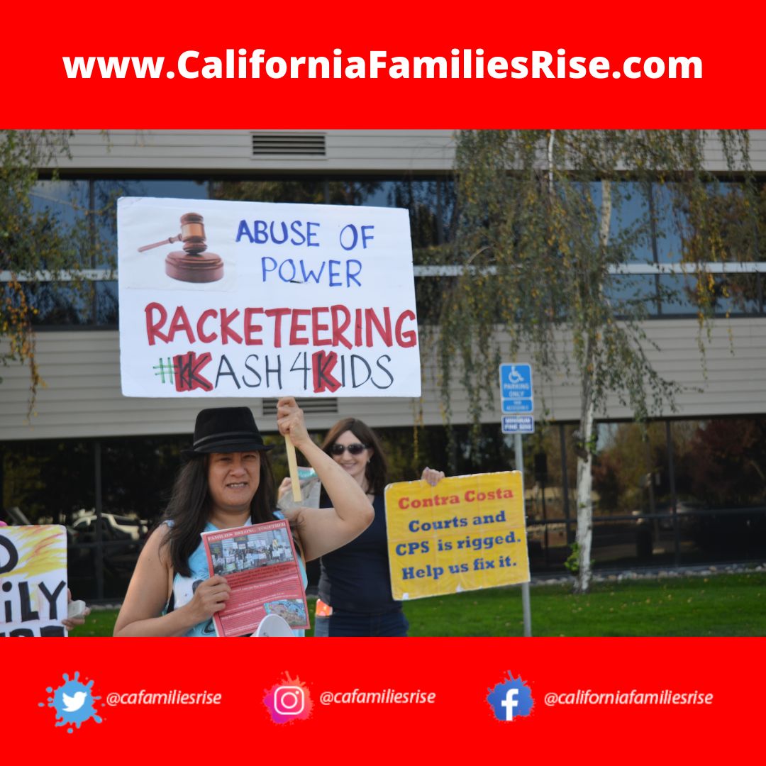 #CaliforniaFamiliesRise #AbolishFamilyPolicing #AbolishCPS #AbolishFamilyCourt #TakeBackOurChildren #CPSCorruption #FamiliesResist