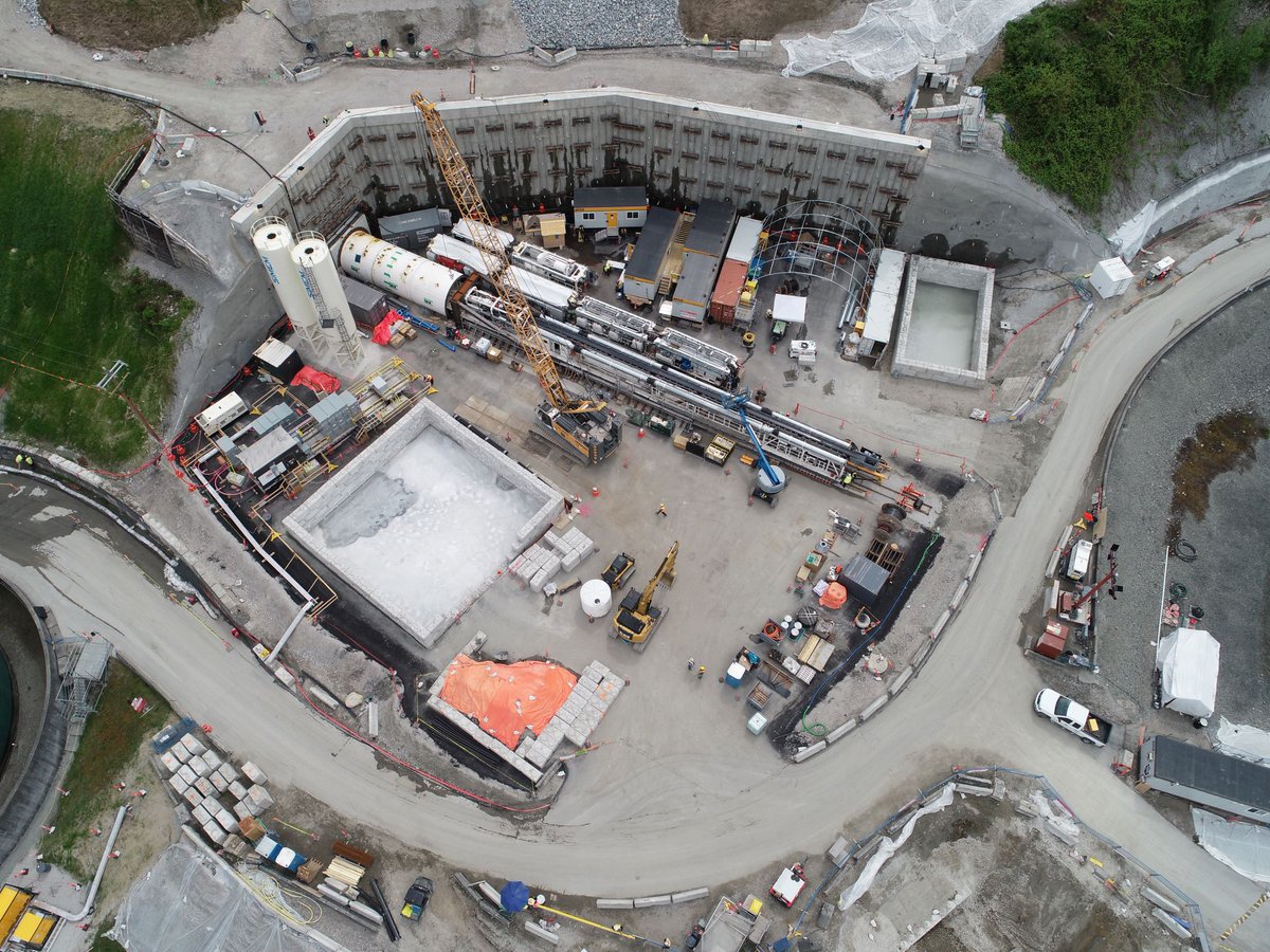 LedcorGroup's tweet photo. It's #FeatureFriday for #TheGlobeatLedcor! As part of the @TransMtn Expansion Project, the Kiewit Ledcor #TMEP Partnership (#KLTP) is constructing an underground tunnel to connect Burnaby Terminal and Westridge Marine Terminal. Full project profile at https://t.co/zVz9vYezXJ. https://t.co/CDBJxBeAzL