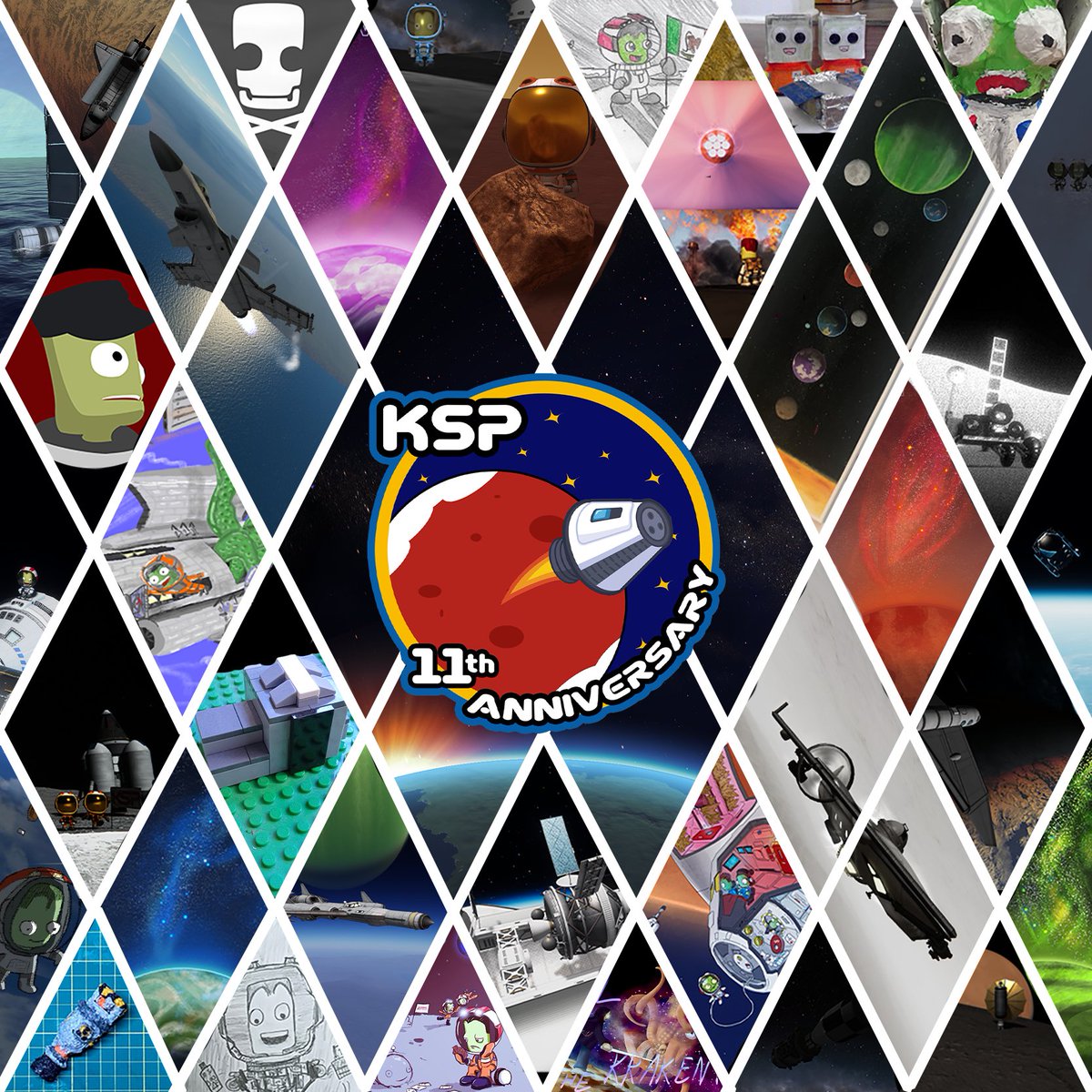 🎉 It's Kerbal Space Program's 11th Anniversary!! 🎉

Thank you to everyone who submitted your work, it's amazing! If you would like to share the full version of your work, please link or comment below!

Happy flying and don't forget your parachutes!
