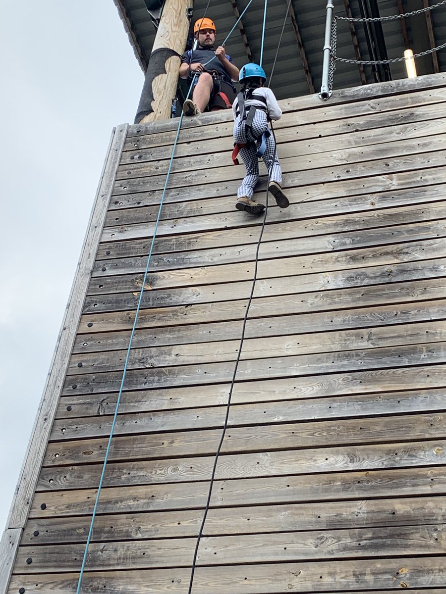 teachaqua's tweet photo. Condover year 5 abseiling photo shoot #3 @somerville_pri https://t.co/Zt8yU7SEdZ