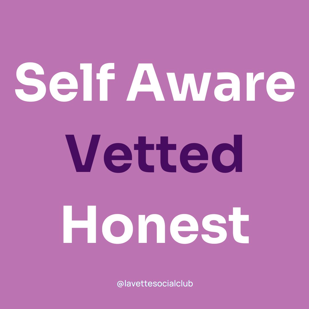 La_Vette_Love's tweet image. To be accepted into this club you need to know what you're looking for. La Vette members are self aware, vetted, and honest! 

Apply at the link in our bio to become a founding member. 

#selfaware #backgroundchecked  #honestdating  #datingadviceforwomen #expertadvice #single