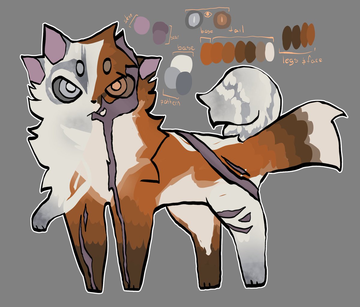 Skyia9's tweet photo. @Neytiirix Foxfrost! A chimera kitty with 2 sets of ears, 2 tails, an extra leg, and lots of health problems. https://t.co/hdhtQiVDus