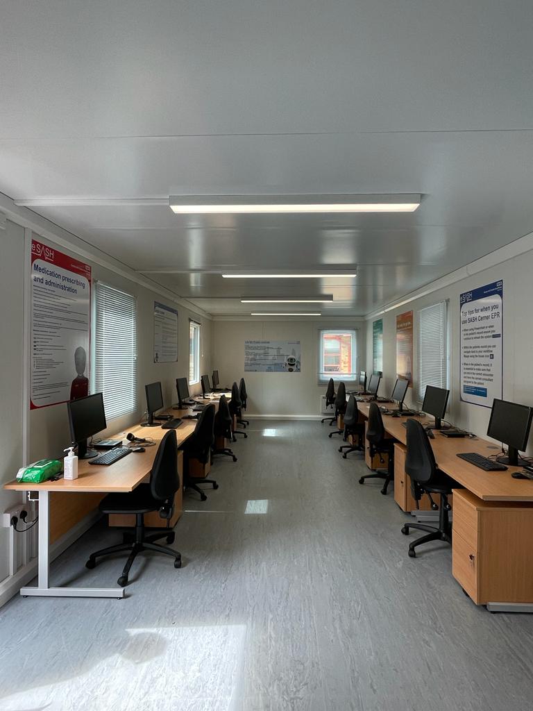 eSASH Programme (@esashp) on Twitter photo Our training portacabins are now equipped and ready for the first classroom session which starts on Monday! Over 1,500 colleagues <a href="/sashnhs/">SASH NHS Trust</a> have now booked their F2F training in preparation for our new SASH Cerner EPR. We can’t wait to see you!🤖#getreadyforgolive Our training portacabins are now equipped and ready for the first classroom session which starts on Monday! Over 1,500 colleagues <a href="/sashnhs/">SASH NHS Trust</a> have now booked their F2F training in preparation for our new SASH Cerner EPR. We can’t wait to see you!🤖#getreadyforgolive