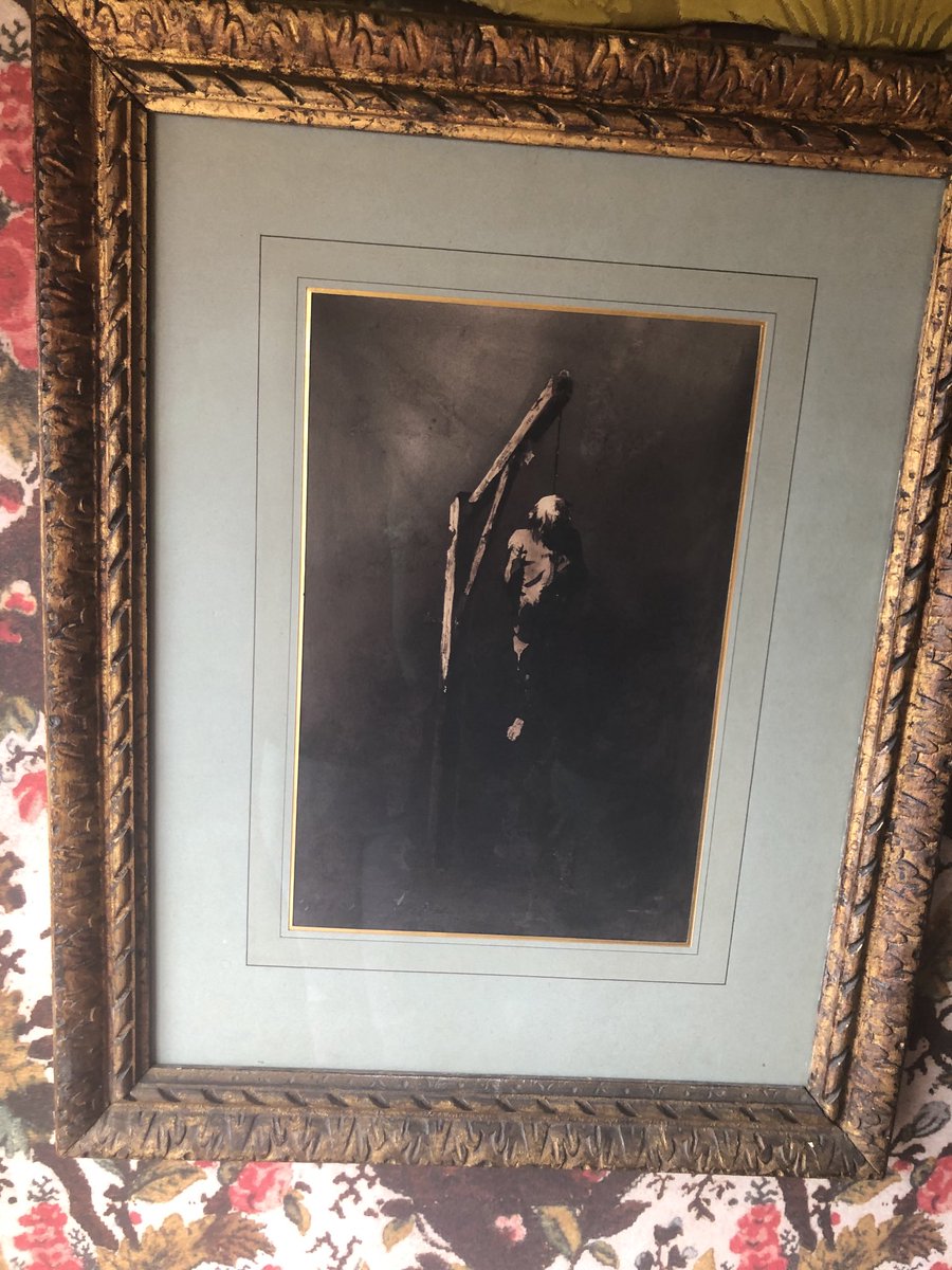 AlisonLiebling's tweet photo. Victor Hugo painting of last execution on Guernsey … appropriately shocking &amp; effective in the campaign against? https://t.co/MCDsRt7yfF