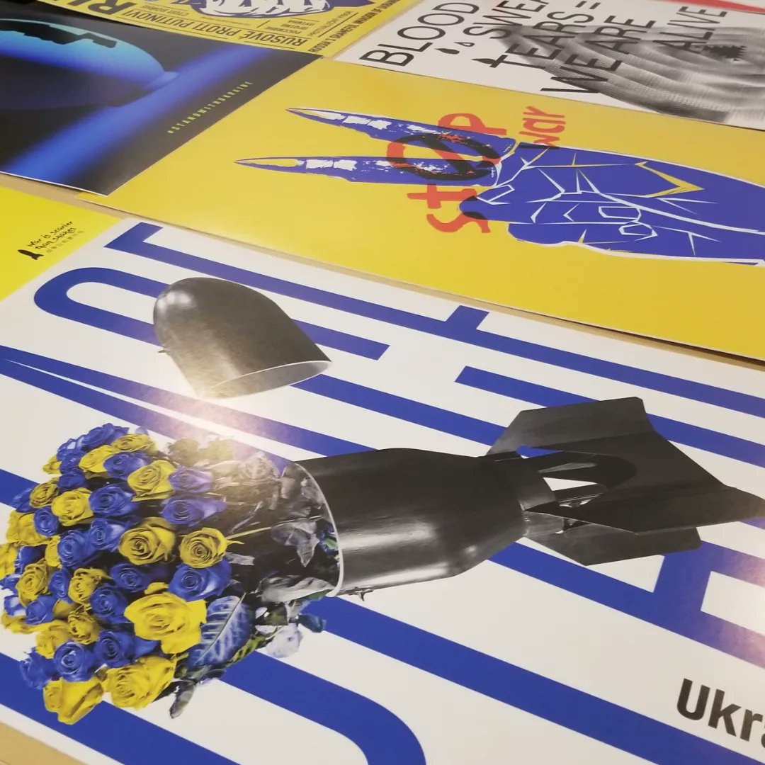 TONIGHT! come out to the first big event at Aftercar. STAND WITH UKRAINE - sixty cool posters, one great cause. Supports <a href="/CARE/">CARE (care.org)</a>'s Ukranian Relief Fund. cc: <a href="/aftercarbar/">Aftercar</a> <a href="/generatoratl/">Generator</a> <a href="/BrandCultureCo/">BrandCulture</a> <a href="/ATLIntlAffairs/">ATL International & Immigrant Affairs</a> <a href="/PosterTerritory/">Olga Severina</a>