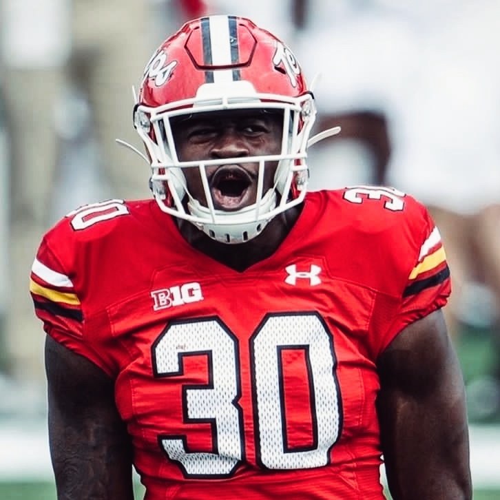 On only 148 pass rush snaps since 2020, Durell Nchami had a pass rush win rate of 27.5%. Highest in the Big Ten👀