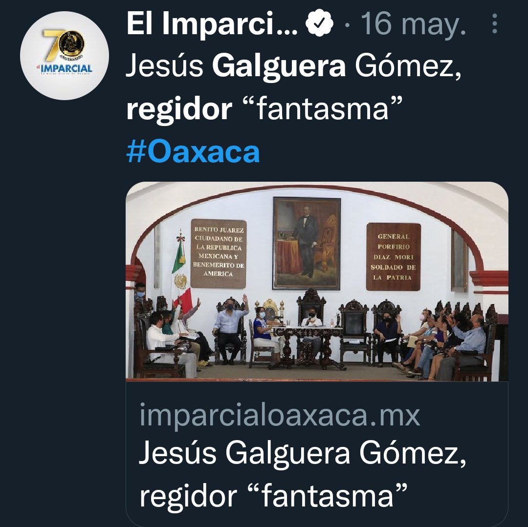 PeatonVigilante's tweet photo. #Flojonazo el Regidor de Medio Ambiente de @MunicipioOaxaca Jesus Galguera protegido del Pdte. @FMartinezNeri y suplente de @JavierVillacana
Con faltas de +80% a Sesiones de Cabildo, tampoco asistió ayer ni porque la reunión fue virtual.
@LagarrapataS22 @COAOAmbiental @gsvoax https://t.co/5fNTNzsEXu