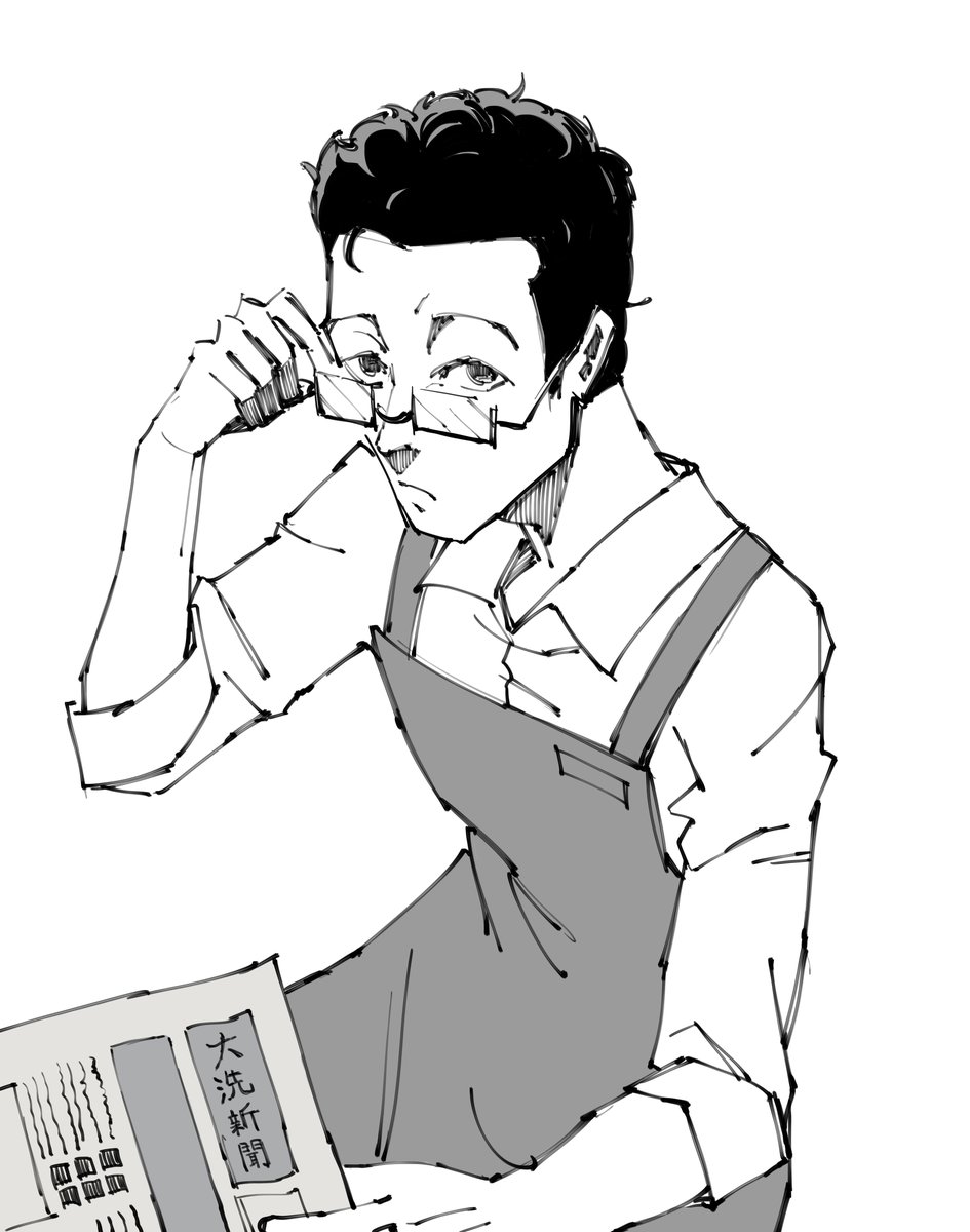 秋山淳五郎パパ
若い頃は主におばちゃんにモテてそう
#GuP版深夜のお絵描き60分勝負
#GuP版深夜のお絵描き60分勝負_20220624 