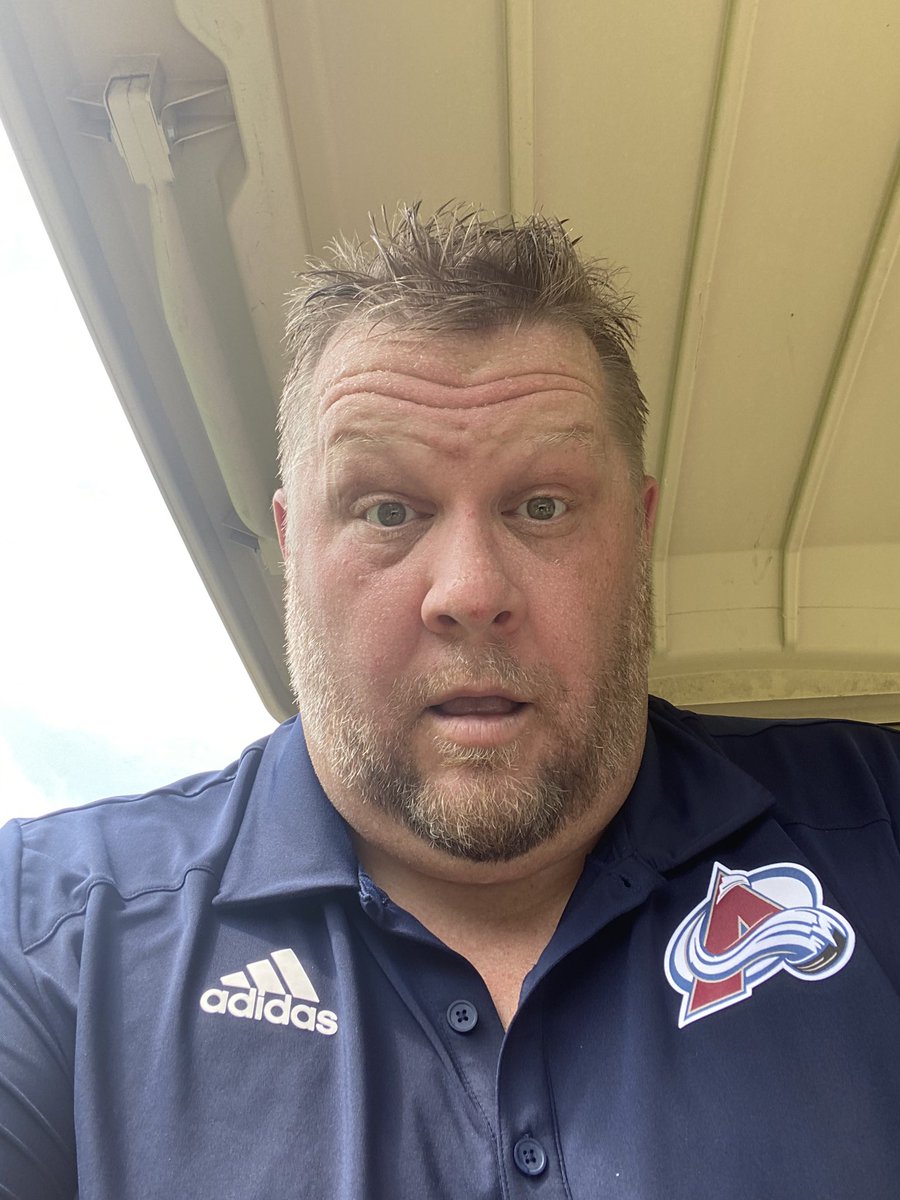 wrister_twisted's tweet photo. Completely Soaked.....omg! 95 deg with 90%humidity!! #sweatyfool #acPlease https://t.co/t4DoDq9uGb