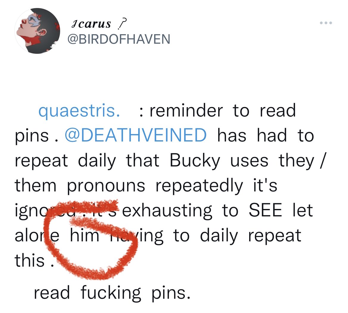 WillfulRage's tweet photo. Did you just misgender them? SMH. https://t.co/bVwAQUgdaq