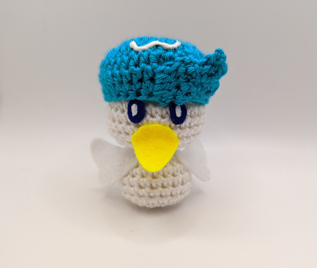 Kehlees_Things's tweet photo. The final new starter from #PokemonScarlet and #PokemonViolet is the duckling pokemon Quaxly!

#CrochetEveryPokemon number 295! I can't wait to see and make more new #pokemon from the new games!

#pokemon #WhosThatPokemon #handmade #crochet #etsy #amigurumi #PokemonLegendsArceus https://t.co/agV7cLcqG5