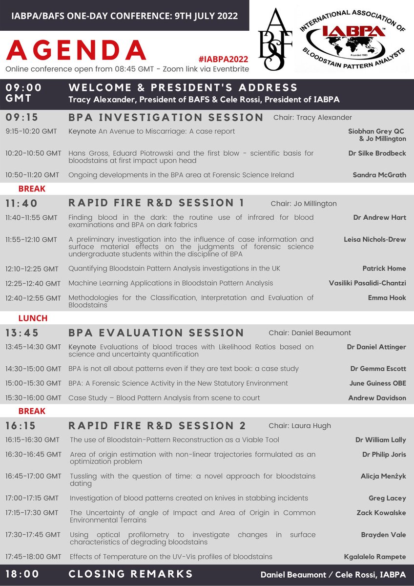 IABPA2022 (@iabpa2022) on Twitter photo ⭐️We are absolutely thrilled to release our CRAM PACKED online #BPA Conference agenda⭐️
What an amazing line up!! Thank you to everyone on the list 🤩
#IABPA2022 #excited <a href="/BAFS_education/">BAFS education</a>
There's only one way to hear them LIVE or on catch up. Tickets ⬇️
eventbrite.co.uk/e/iabpa-one-da… ⭐️We are absolutely thrilled to release our CRAM PACKED online #BPA Conference agenda⭐️
What an amazing line up!! Thank you to everyone on the list 🤩
#IABPA2022 #excited <a href="/BAFS_education/">BAFS education</a>
There's only one way to hear them LIVE or on catch up. Tickets ⬇️
eventbrite.co.uk/e/iabpa-one-da…