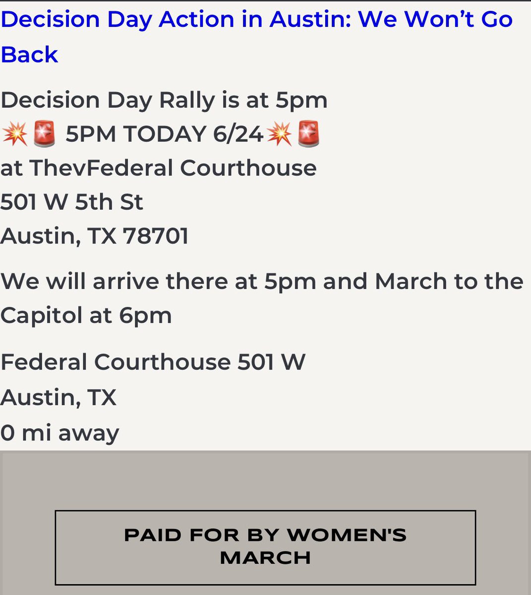 thebrazosdems's tweet image. Two protests lined up in Austin today: