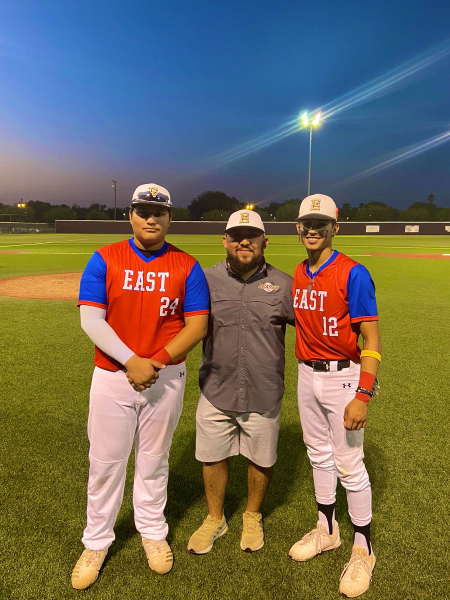 ElsaBaseball's tweet photo. Congratulations to Franky Martinez and Andrew Zepeda on representing Edcouch-Elsa Baseball at last nights BCARGV East vs West All Star game! Proud of you guys and wish you all nothing but the best! ⚾️🐝 https://t.co/96eMytpXqg
