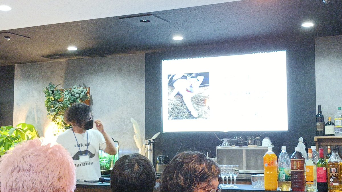 chaotic_pg's tweet image. 某バンド風のTシャツのひげだるまさん。技術で遊んでる感が面白い。 #twiliojp