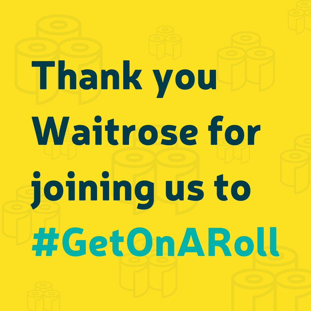 Bowel Cancer UK (@bowelcanceruk) on Twitter photo We're thrilled that <a href="/waitrose/">Waitrose & Partners</a> have joined our #GetOnARoll campaign, and will include bowel cancer symptoms on loo roll packaging from this autumn! đź§»
More: bowelcanceruk.org.uk/news-and-blogs… We're thrilled that <a href="/waitrose/">Waitrose & Partners</a> have joined our #GetOnARoll campaign, and will include bowel cancer symptoms on loo roll packaging from this autumn! 🧻
More: bowelcanceruk.org.uk/news-and-blogs…