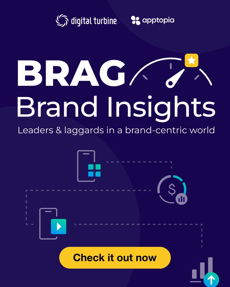 Which apps moved the needle on brand growth in Q2? Catch our latest #BRAGbrandinsights checking in on the brands featured in the first BRAG report by <a href="/DigitalTurbine/">Digital Turbine</a> and <a href="/Apptopia/">Apptopia</a> ➜ bit.ly/3zXuKdx