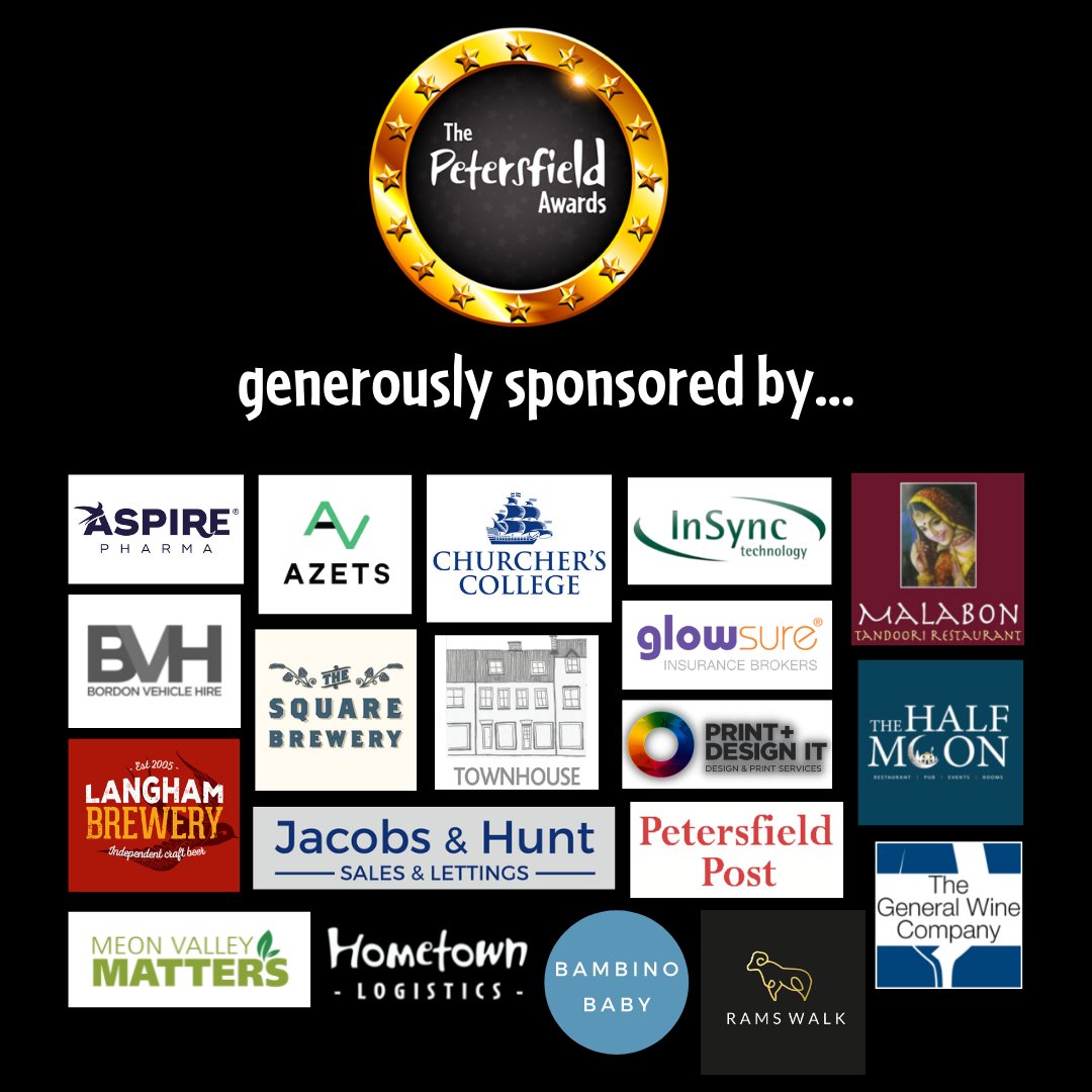 We're so grateful to our sponsors this year for The Petersfield Awards for all their support in making this event happen!  🎉  

A HUGE Hometown thank-you once again! 🤩

⭐ CAST YOUR NOMINATIONS HERE VIA THE LINK! ⭐ 
petersfieldfest.com/petersfieldawa…