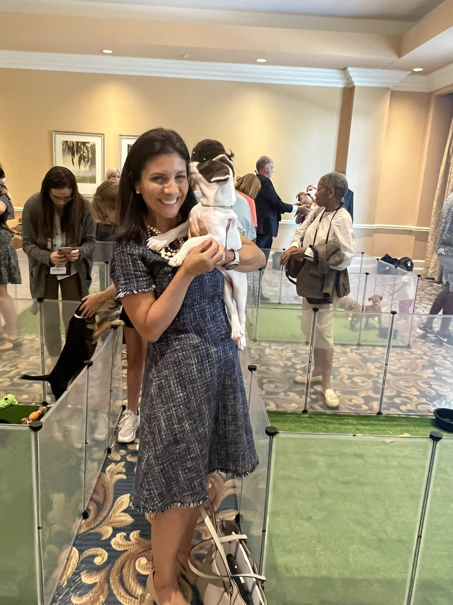 Got my dosage of puppy love!! #FLBarAnnualConvention