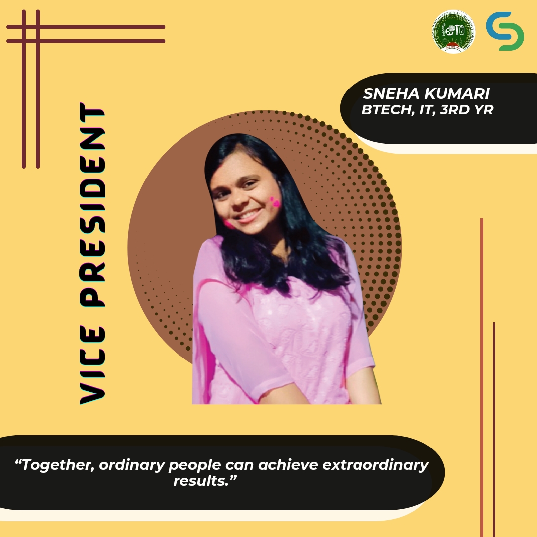 csd_igdtuw's tweet photo. Sneha, with her extraordinary orator ship and moreover her ability to take everyone together towards a sustainable future makes her an excellent leader. 
We present our Vice President for the year 2022-23 Sneha Kumari. https://t.co/69HIZ550dm