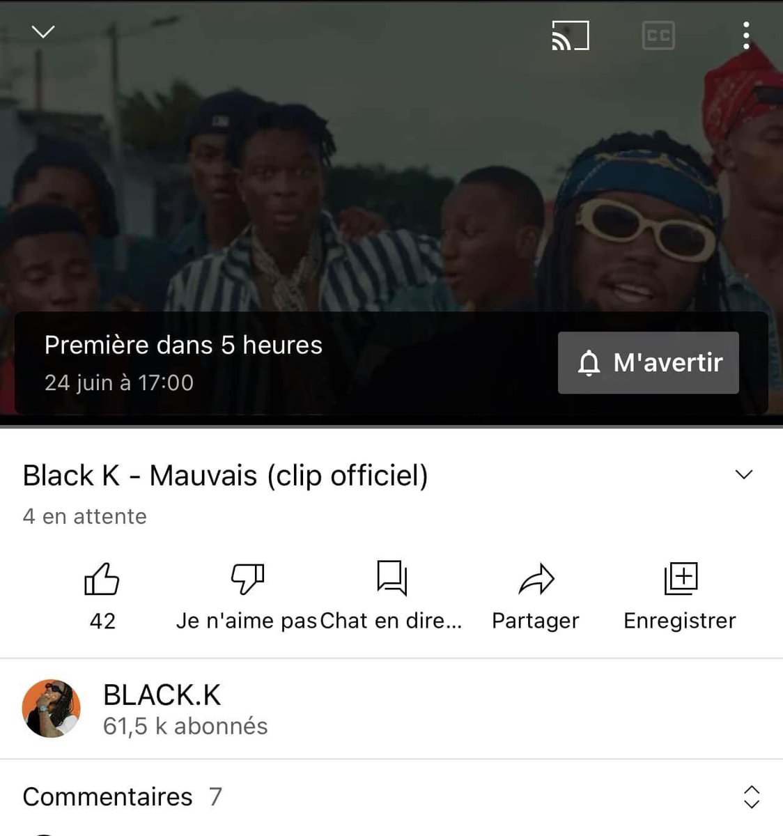 Black_k_'s tweet photo. RENDEZ-VOUS À 17H00 LE CLIP EST LÀ-BAS IL VOUS ATTEND ON ES 960.000 PERSONNES ICI NORMALEMENT CEST 500K EN UN JOUR JE SAIS QUE VOUS POUVEZ FAIRE ÇA VOICI LE LIENS INFORMEZ TOUT LE QUARTIER 

https://t.co/JjEdy2dn3f 
(1/2) https://t.co/bErDQHqDPV