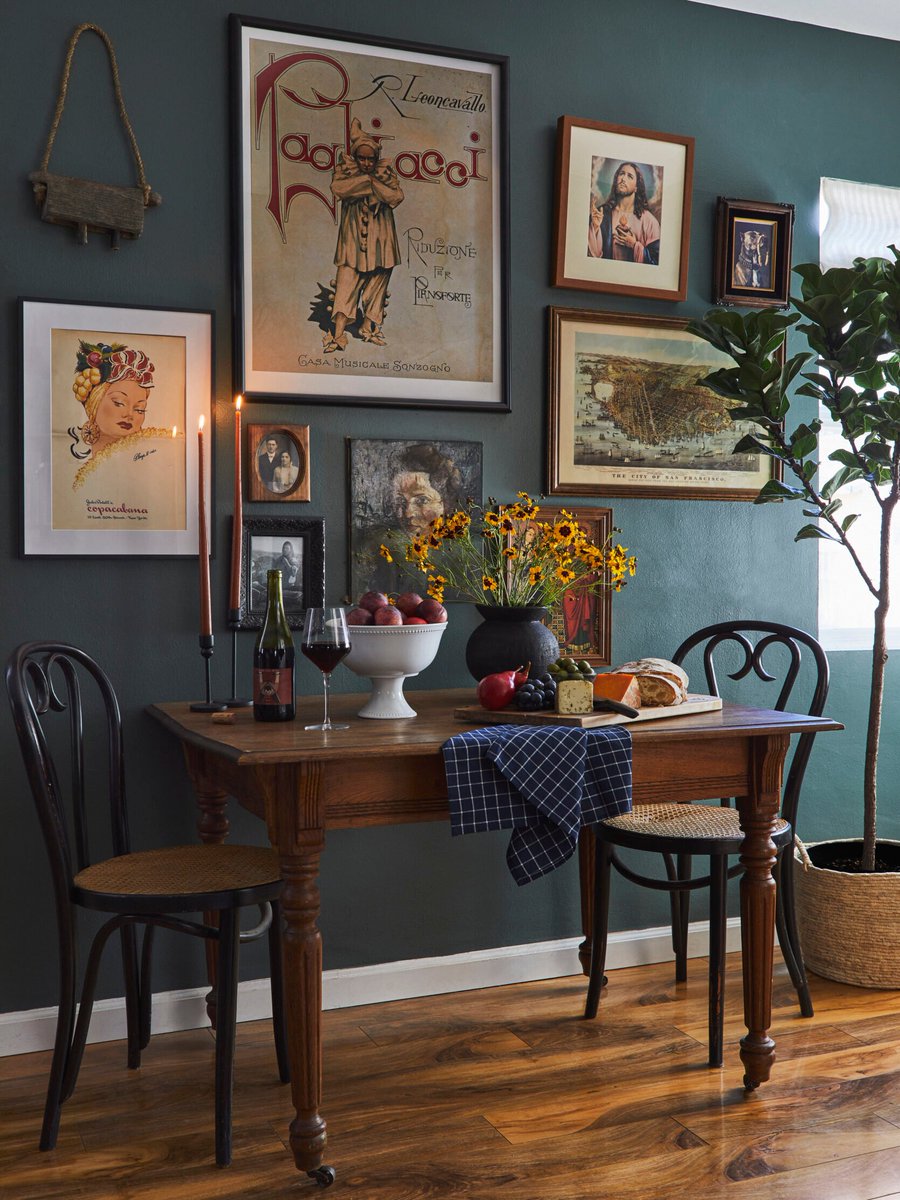 Ryann is in the process of helping her parents refresh their modern farmhouse dining room &amp; they've done some genius DIYs like hacking an old family heirloom desk into a beautiful credenza. Head here to check it out: bit.ly/3NbEq7r