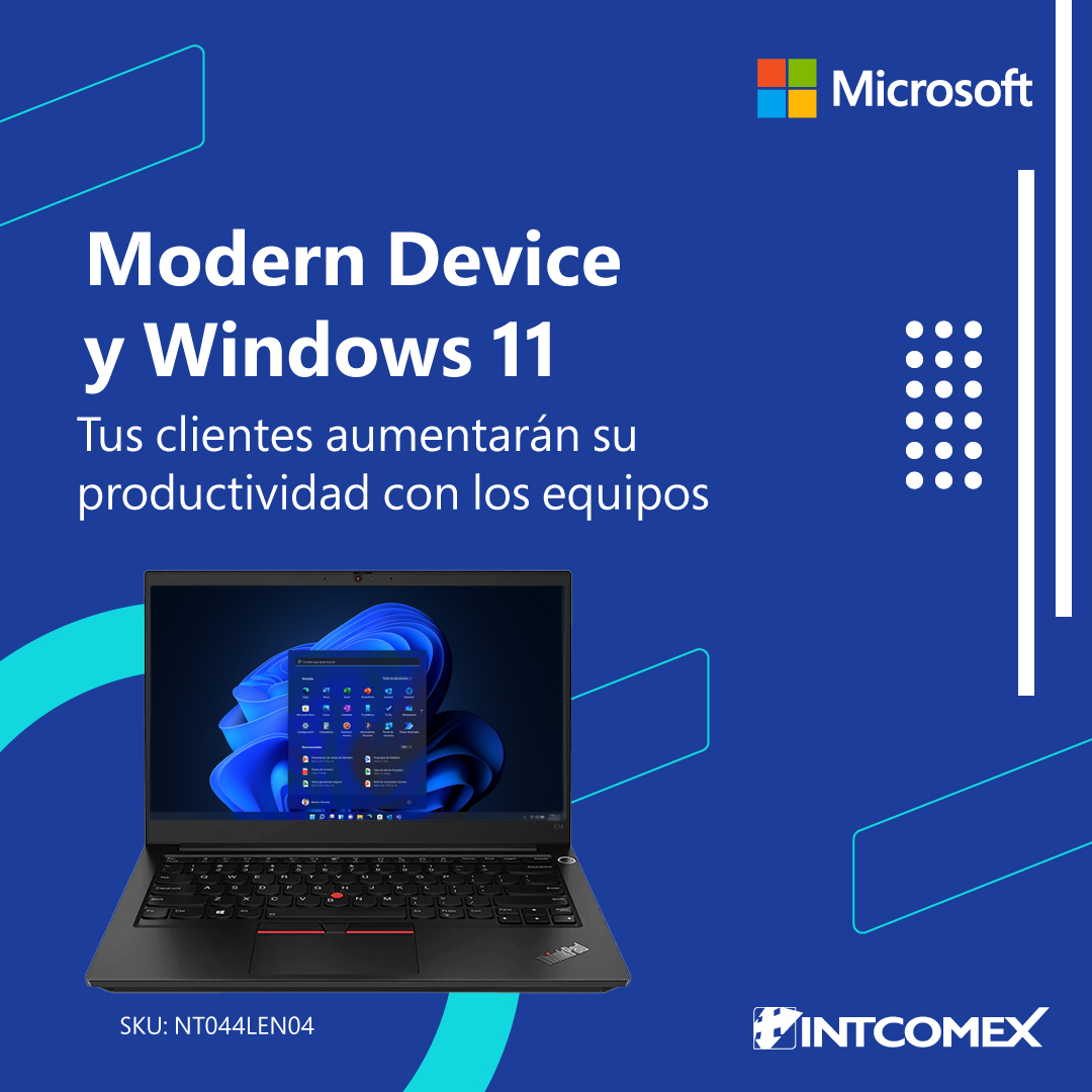 Ofrece equipos Lenovo, dispositivos que permiten aumentar la productividad en cada una de las actividades. Conoce el portafolio aquí: bit.ly/3OmfI5y