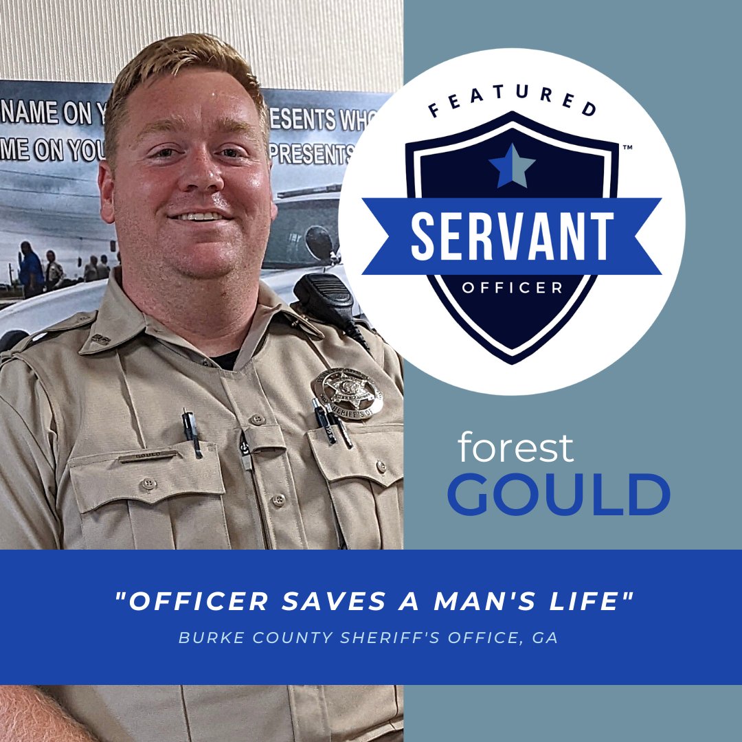 lhlnetwork's tweet photo. Our Featured Servant Officer this week is: Forest Gould from Burke County, GA. Go to our website (https://t.co/cvetp0Xtlw) to read the full story!

#ServantOfficer. #Officer. #Police. #Policing. #Cop. #GoodCop. #CopsAreGood. #BackTheBlue. #ThinBlueLine. #HumanizeTheBadge. #Hero. https://t.co/k77hfnBT7Z