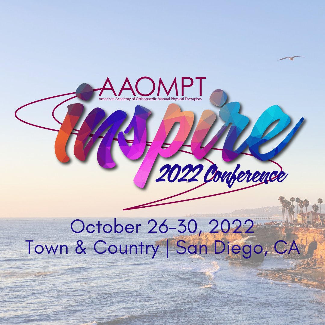 AAOMPT's tweet photo. Registration is now open for the 2022 AAOMPT Annual Conference.  Have you signed up yet?  You can find the registration information at https://t.co/U7NKAKOiHK https://t.co/XjIevgeRlP