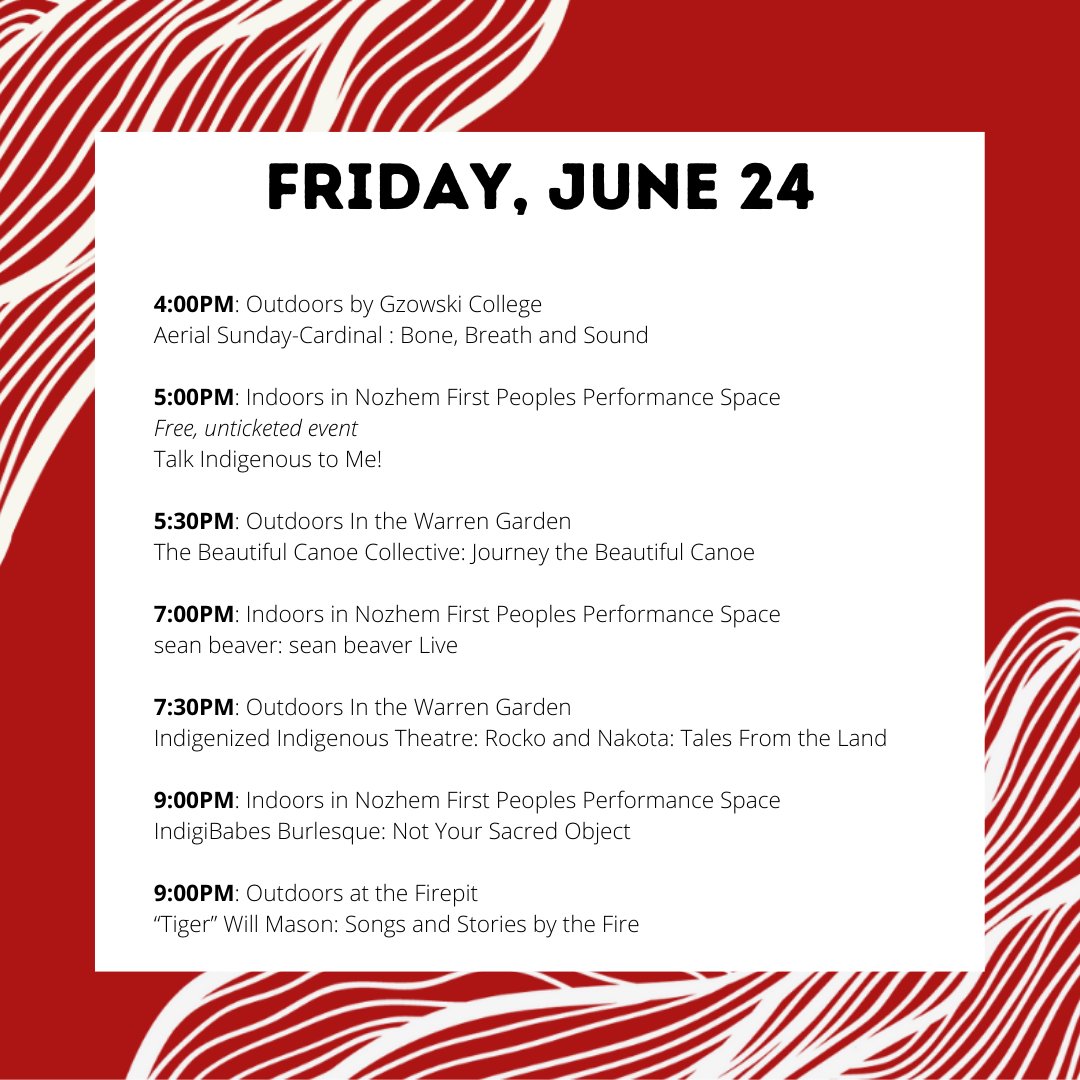nogofringefest's tweet photo. #FringeFests #NIFF2022 #caff #Peterborough #Indigenous #indigenousperformanceart #peterboroughperforms #LongLiveTheFringe https://t.co/a4p5HlCxBD