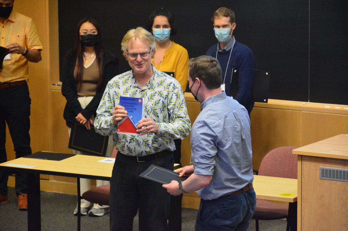 energyincities's tweet photo. Congratulations to Liam Jowett-Lockwood (Masters student @energyincities lab) for winning the best paper award in #esim2022! His research focused on using a Convolutional Neural Network to determine the thermal characteristics of a building #ibpsa @UVicResearch @UVicECS @uvic https://t.co/MToCNgKkpY