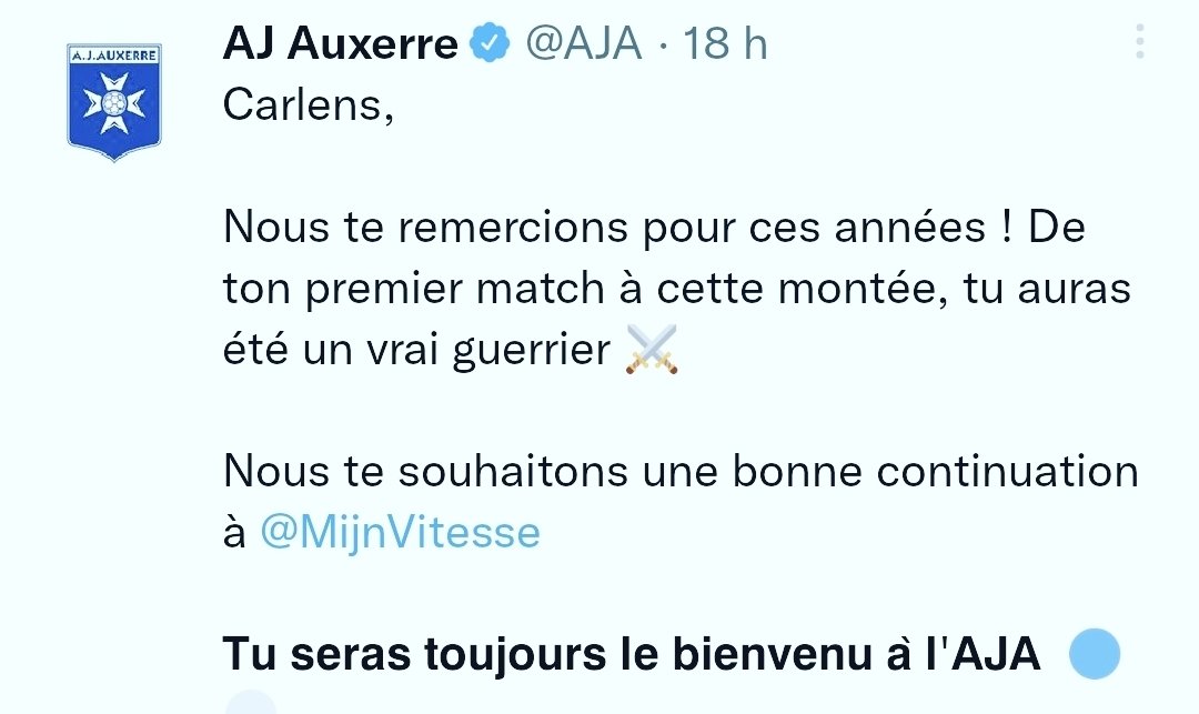 jpehaiti's tweet photo. Gen 2 bagay mwen wè kem renmen nan dosye 🇭🇹 Carlens Arcus ki ale nan Vitesse Arnhem nan : 

1) Nòt Carlens sòti a. Byen ekri, yon bagay pwofesyonèl. 

2) Mesaj AJ Auxerre kite pou jwè a. Sa montre tout respè club la gen pou Carlens.

Carlens se yon gwo pwofesyonèl !!! https://t.co/3DYNDTYrKL