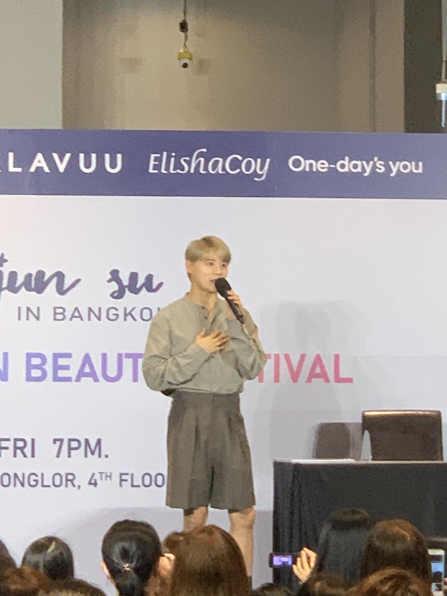 delljunsu's tweet photo. ต้าววววววว 😍😍😍
#KBeautyFestival2022xKimjunsu
#DIMENSION_BKK https://t.co/nF31RIOGYt