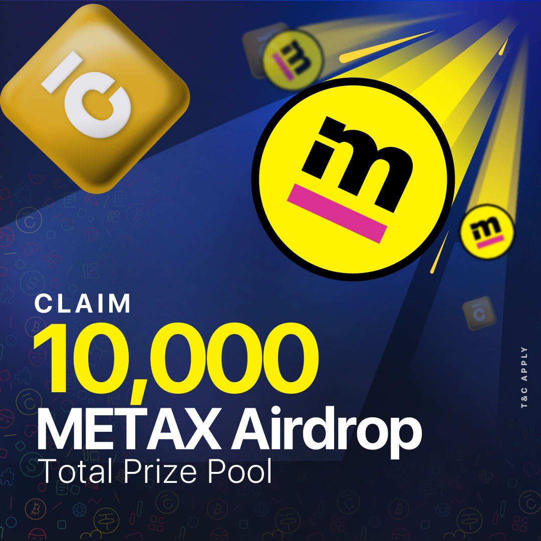 📣#MetabankXCenturionInvest #airdrop is live now!

🎉Total for airdrop: 10,000 METAX ($10,000)

👉Use our airdrop bot in Telegram:
t.me/METAX_AIR_BOT

🗓 Airdrop End: 8th July
🗓Airdrop Distribution: within 2 weeks after airdrop ends <a href="/airdropinspect/">Airdrop Inspector</a>