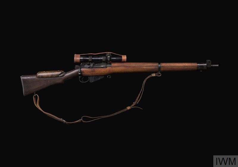 This week's #FirearmFriday is British sniper rifle. This is a No.4 Mk 1 (T), a sniper conversion of a standard infantry rifle of #WW2. It's going on display later this year, so has been expertly photographed by colleagues.

All photos © IWM FIR 10707 / iwm.org.uk/collections/it…