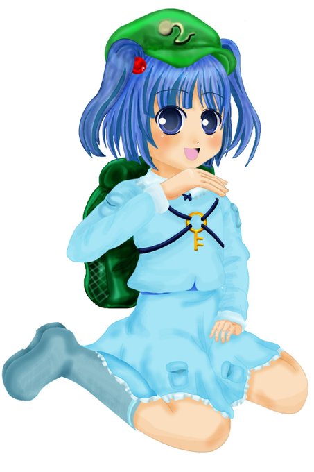 初めてデジタルで描いた東方キャラ
にとりなんですけど、HD漁ったら出てきた。
ヤバ…懐かし。 