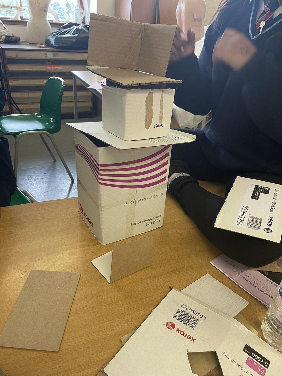 7APW showing off their collaboration and creativity skills in PHSE today #alwaysalinktocareers #careersintheclassroom