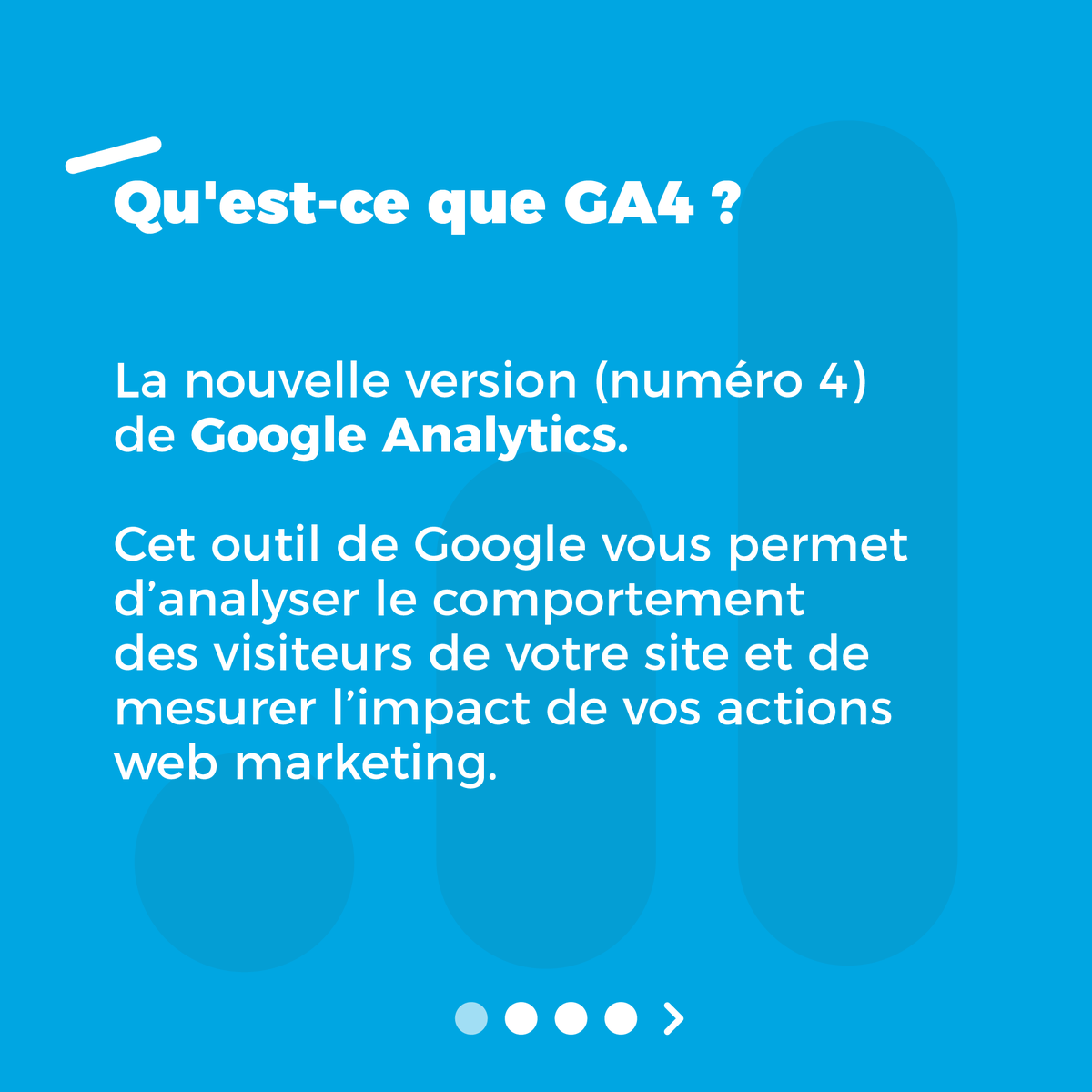 _DSLT_'s tweet photo. Et vous, utilisez-vous Google Analytics ? Étiez-vous au courant de ce changement ? 🧐 N’hésitez pas à nous contacter pour plus d’information. 👨🏻‍💻 #googleanalytics #GA4 https://t.co/4oUw8RbAEW