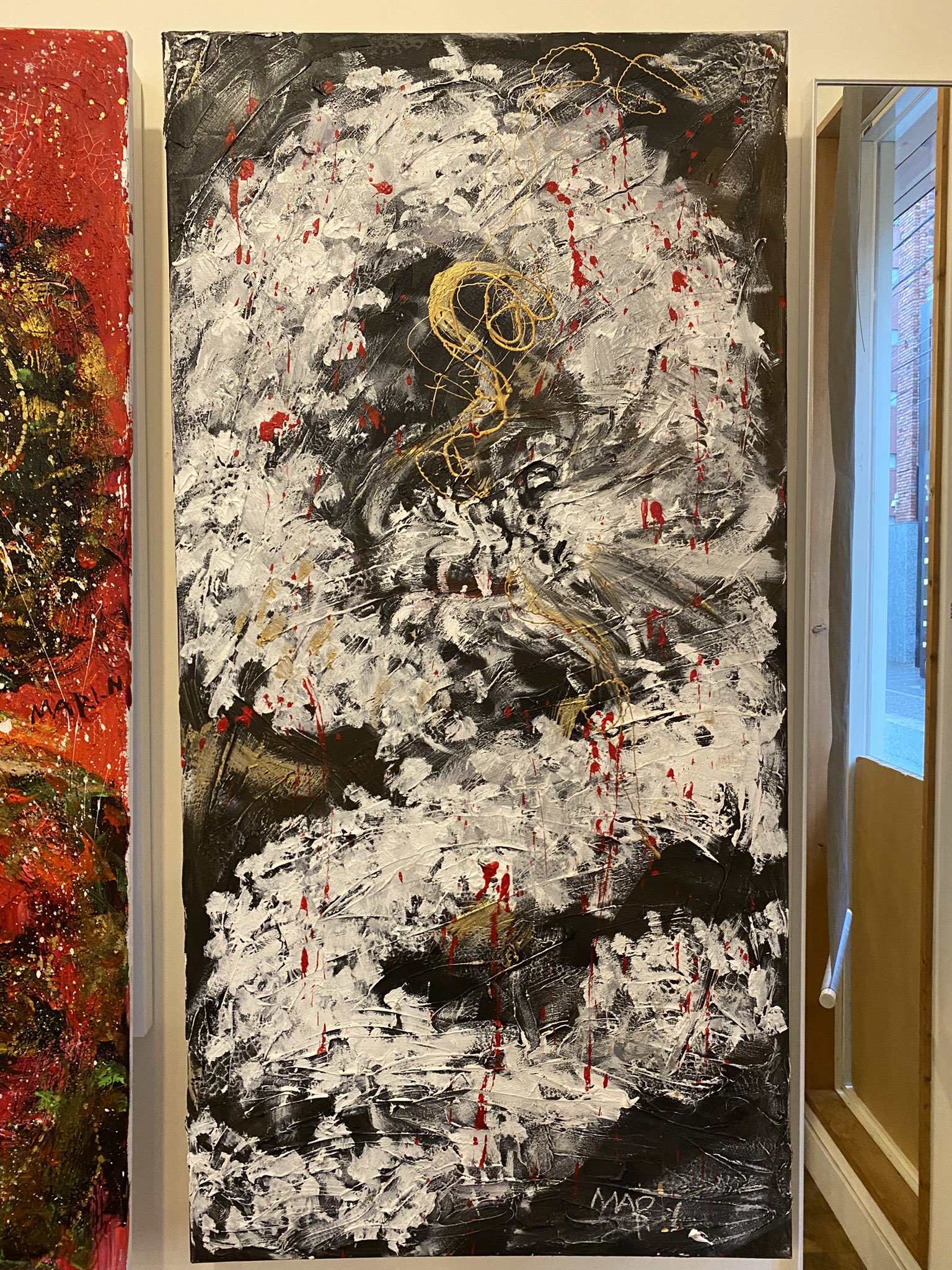 西村麻里・絵画ムーン