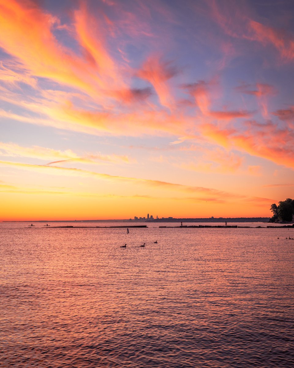 Friday’s Sunrise over Cleveland, OH