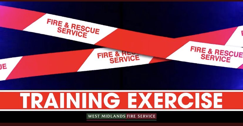 Please be aware that WMFS are currently undertaking a training exercise at Saxelby house in Druids Heath. There will be a number of our appliances in attendance for training purposes only .