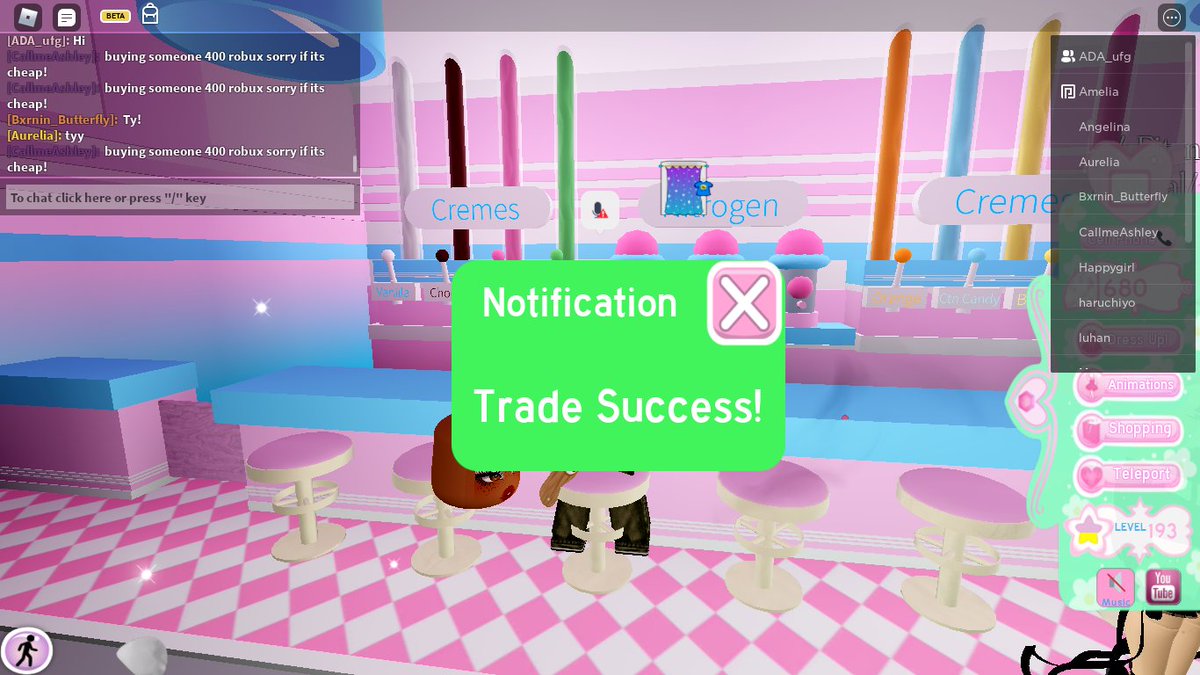 Yoimiisan's tweet photo. Tysm for purchasing and trusting ! @ADA_ufg 
They bought dcd set for robux ^-^
#royalehigh #royalehighcrosstrades #royalehighcrosstrading #Roblox #Forrobux #Yoitradesucces https://t.co/ygs9IDPgqi