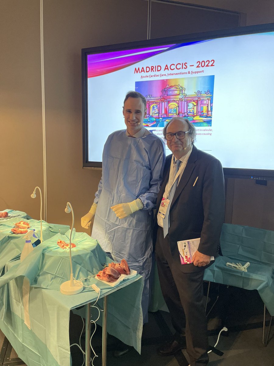 PamelaGatto's tweet photo. Great time in Madrid @ ACCIS taking part with amazing colleagues to #mitral #TEER & #TAVI learning sessions. Thanks @ffaviles @lsanchisruiz @soledad @jelizagac and all 🇪🇸 friends.🫀💪🏻
#education #heartvalves #valvecenter #Abbott #Simulands @nbuzzatti @drmaisano https://t.co/Sm5yWMQXMV