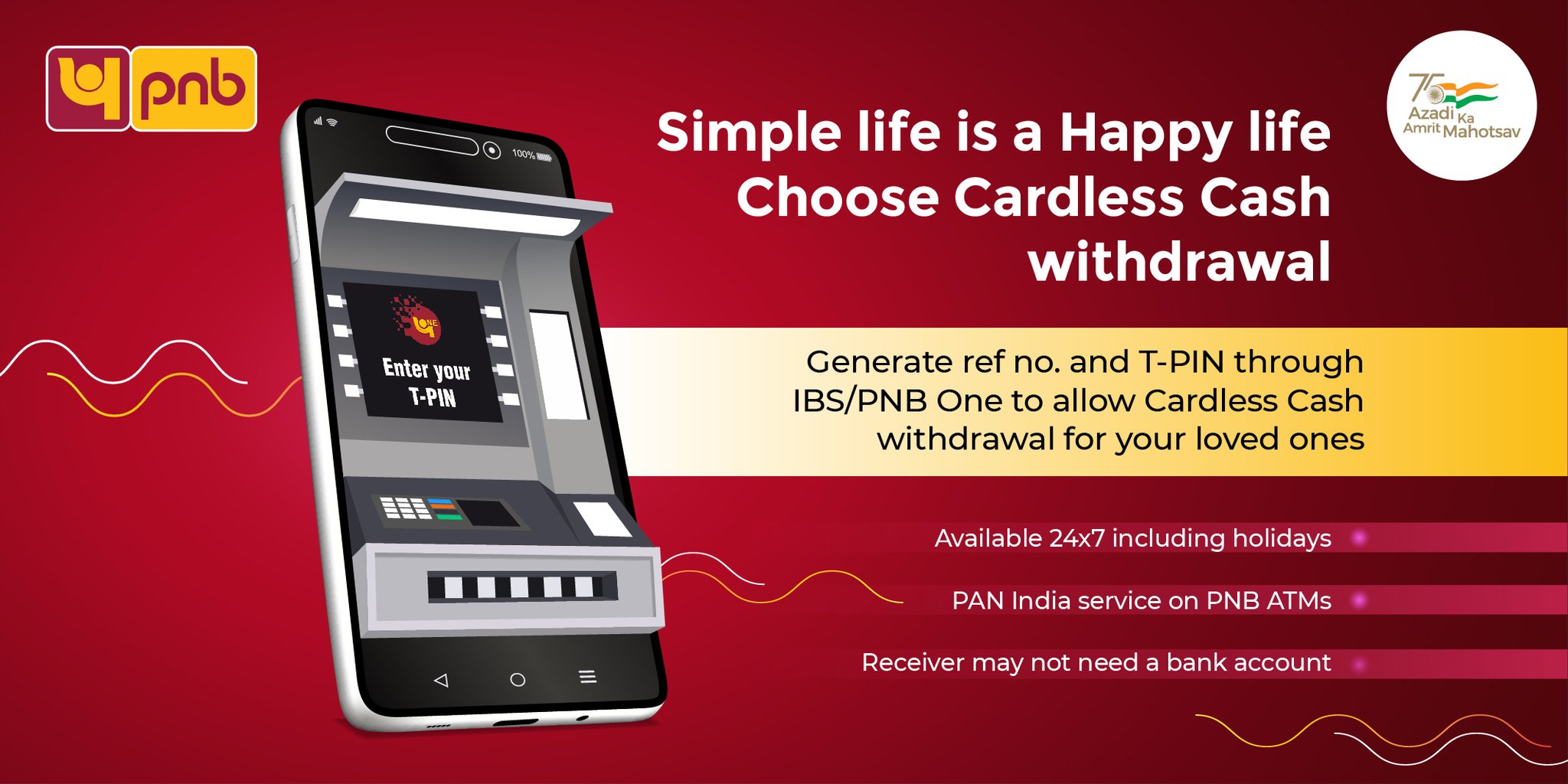 Punjab National Bank on Twitter "Cardless cash withdrawal Not the