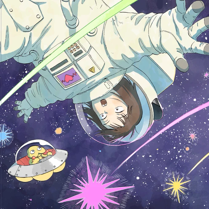 今月はカラーも4ページあってすごいかわいく描けたんですよ!✨
休載中描いて時間たっぷり使えました
見てくださいね! 