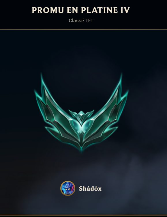 Shadox_Fr's tweet photo. OUE JE FAST LEARN LE PATCH OUEEE #TFT7 https://t.co/BRwo0guaPw